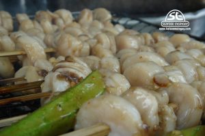 Cồi chôm chôm nướng