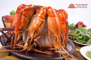 Tôm Càng Xanh hấp